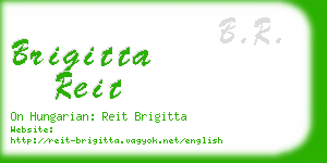 brigitta reit business card